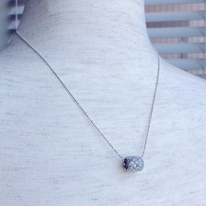 Lia Sophia silver minimalist necklace